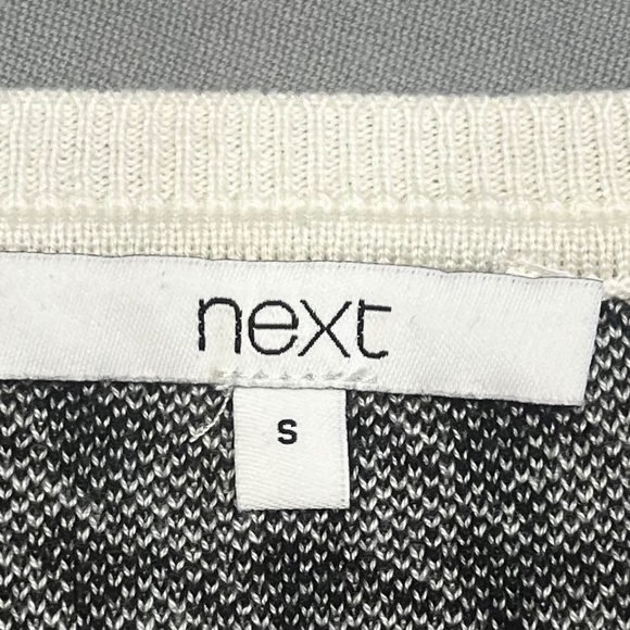 Next, Dog Tooth Pattern Sweater Vest, Size Small - Picture 3 of 3